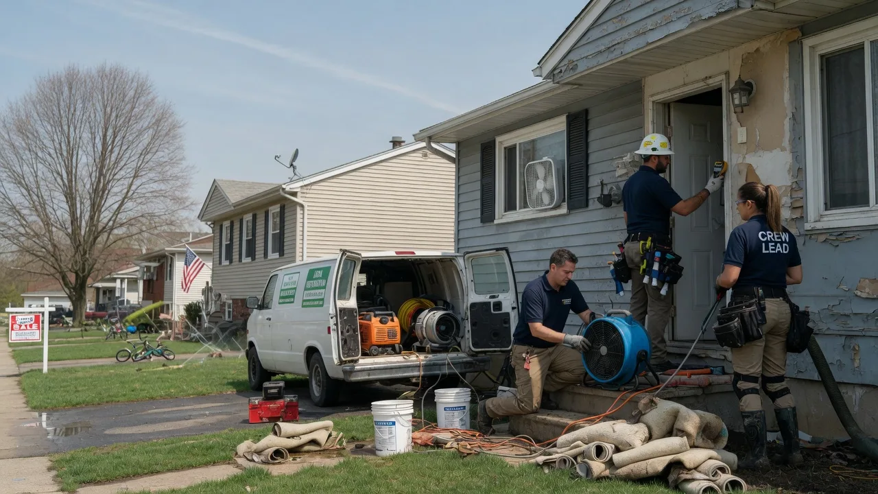Flood Cleanup in Bergenfield, NJ near me